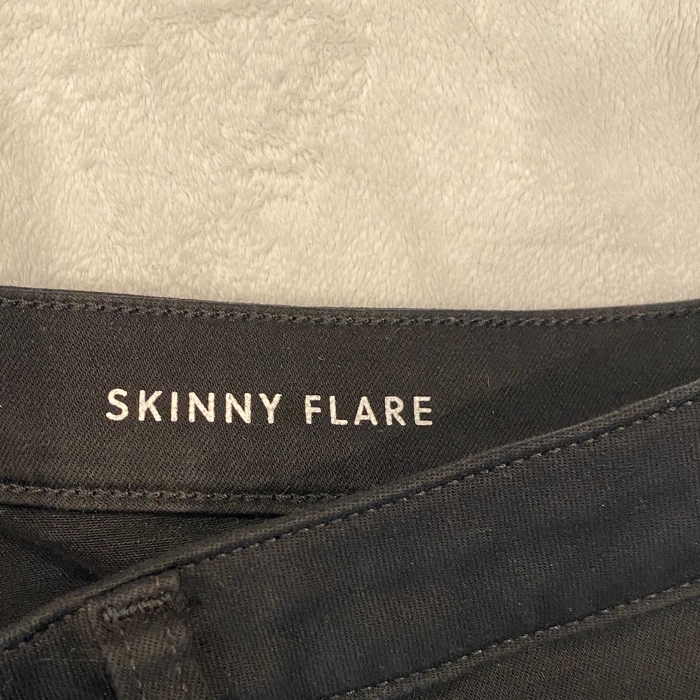J. Crew Black Skinny Flare Jeans - Picture 4 of 10
